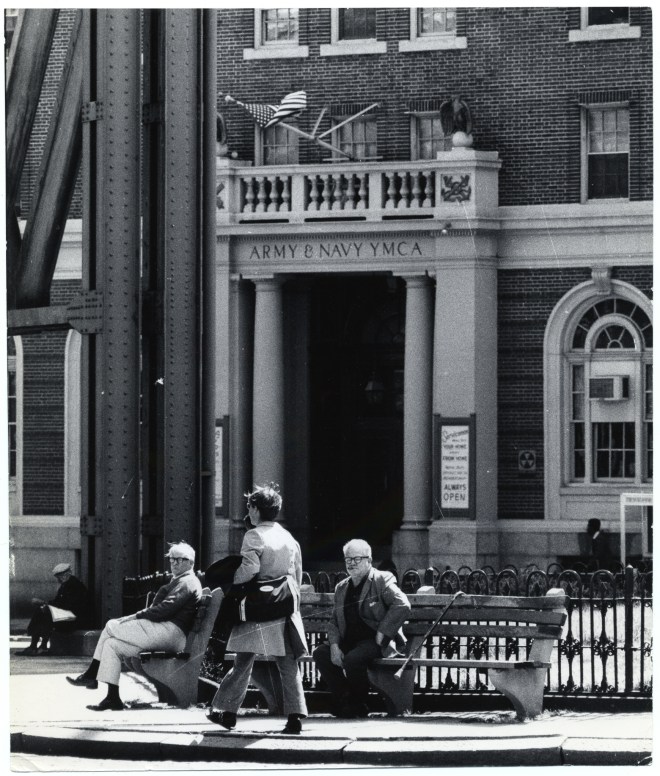 Army and Navy YMCA-Charlestown Massachusetts. Copyright City of Boston Archives
