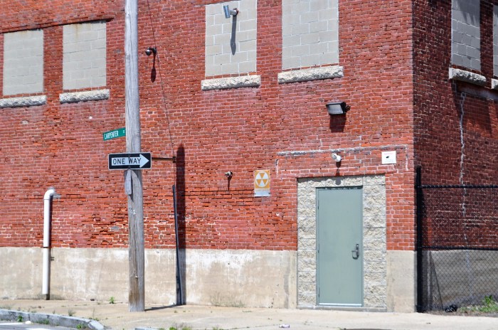 Fallout Shelter-Abandoned building, Pawtucket RI
